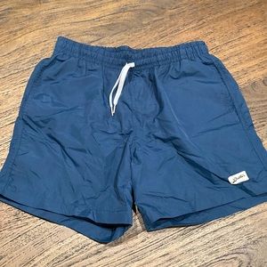 Bather navy swim trunks medium. 5.5” inseam.